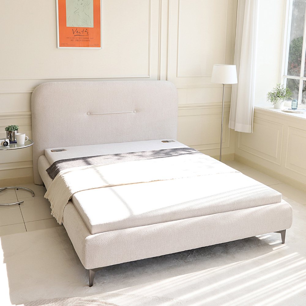 국내제작 타미 패브릭 황토볼 흙침대 온열 황토침대 라지킹 LK CL499