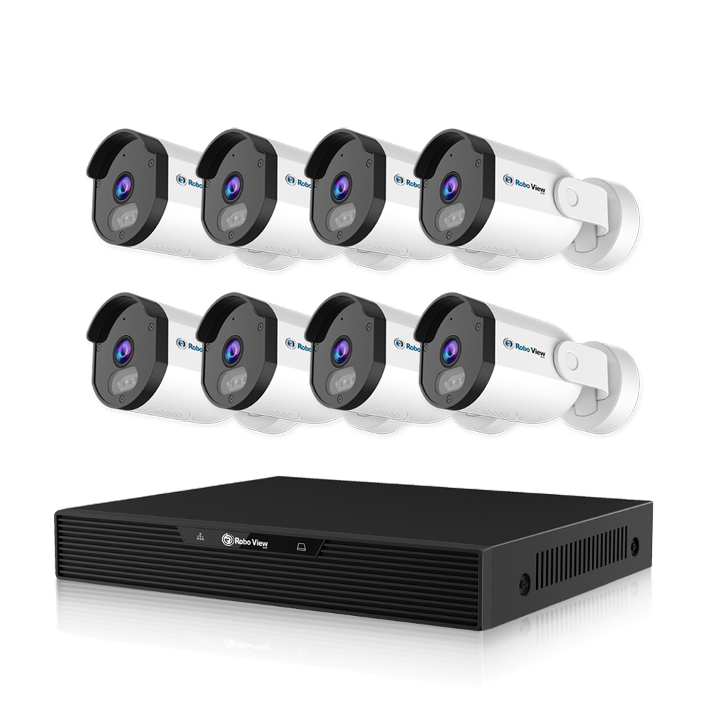 글로벌아이넷 로보뷰 NVR 8채널 AI POE CCTV 녹화기 4K UHD N5 8개 세트 - 상세 이미지 4