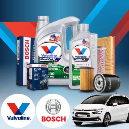 유백몰 C4스페이스투어러 1.5 B87 가솔린 발보린 터보 CX7 5W30 엔진오일필터세트 4L iter