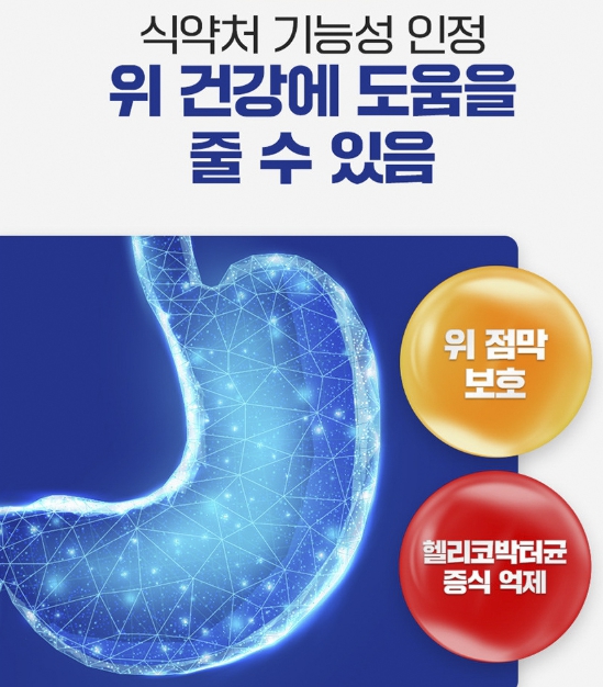 종근당 위건강 헬리코박터균 프로젝트윌 스페인감초추출물 점막 소화 - 상세 이미지 5