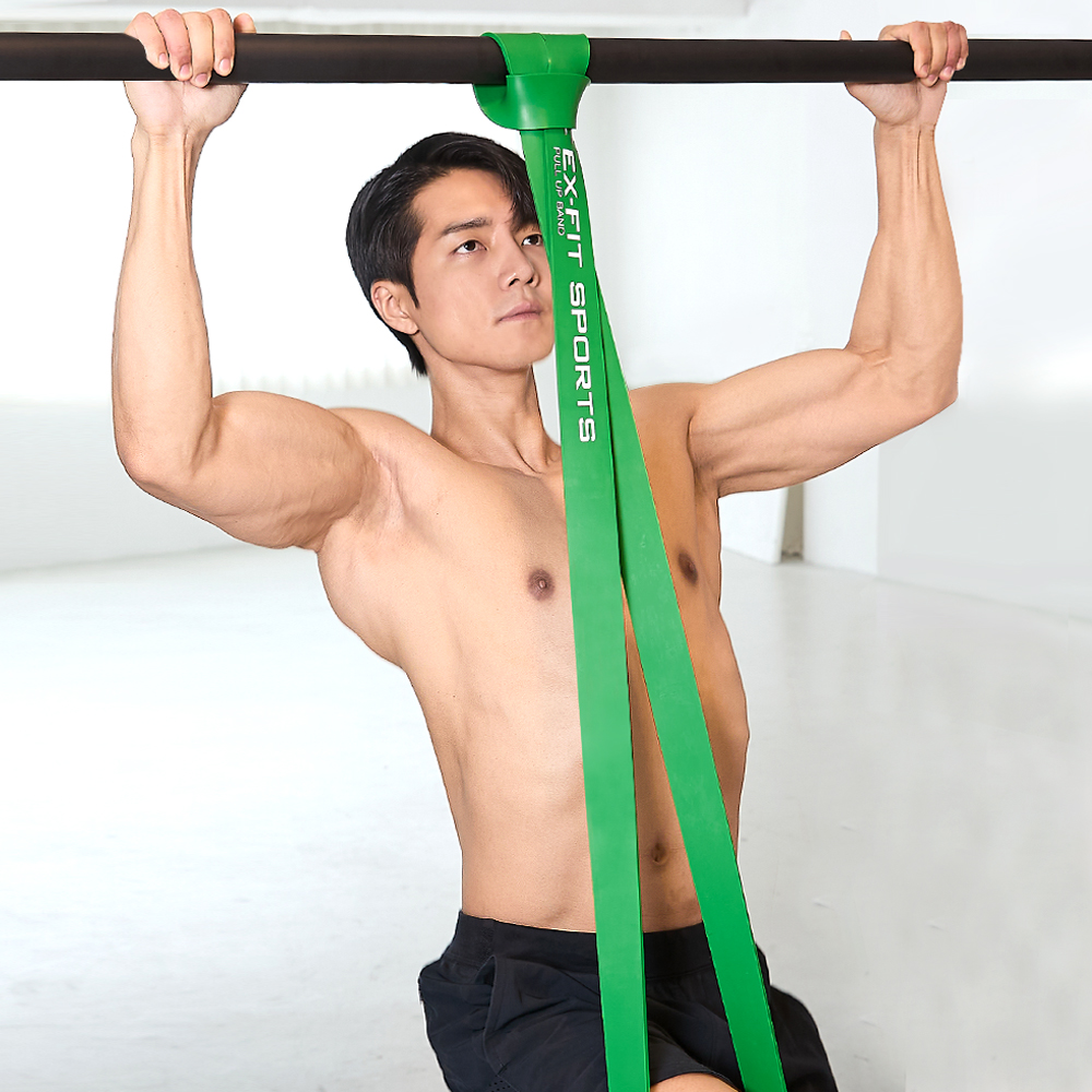 엑피트 풀업밴드 턱걸이 친업 철봉밴드 고무 운동 5단계 고무줄