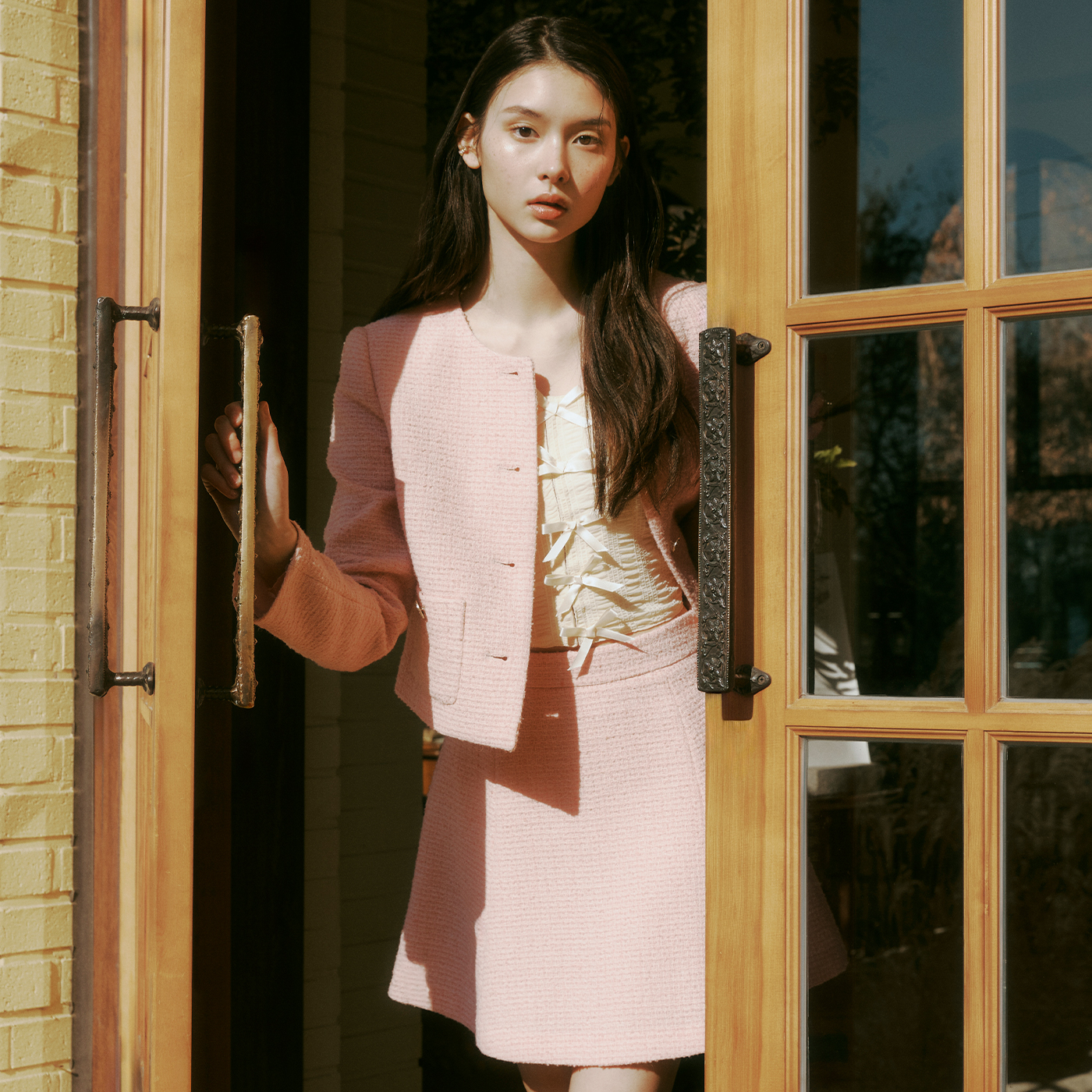 [슈퍼특가] 로엠 트위드 자켓 RMJKF12S54