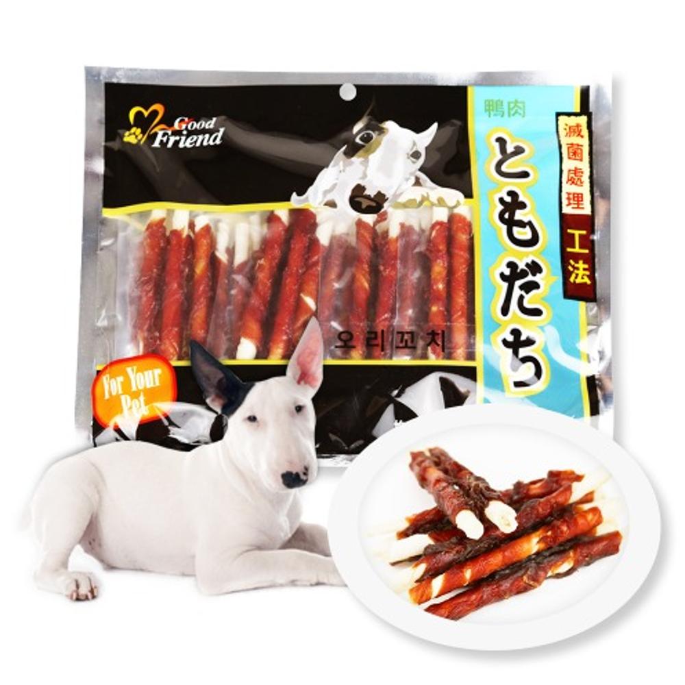 굿프랜드 도모다찌 간식 380G 오리꼬치 : 플레이뎁