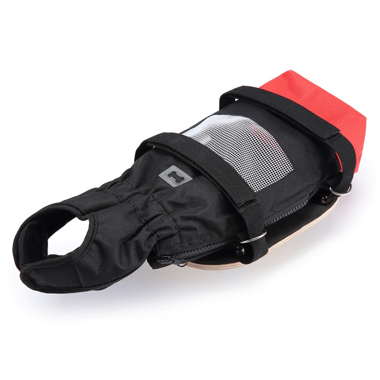 강아지 휠체어 강아지 보조기 보행기 뒷다리 애견 노견 재활훈련 블랙 S 2~4kg - 상세 이미지 4