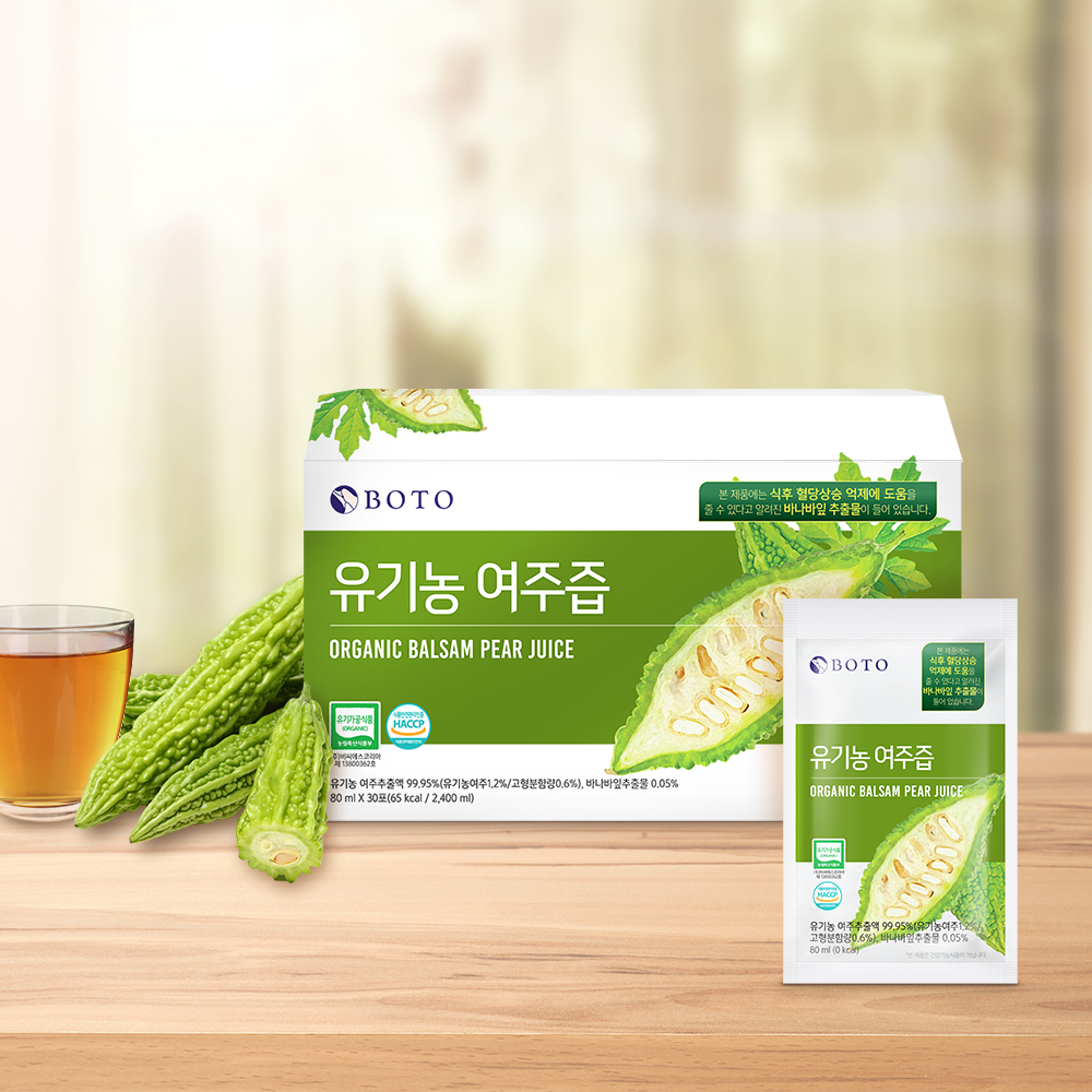 보뚜 유기농 여주즙 80ml 30포 x 2박스 - 상세 이미지 2
