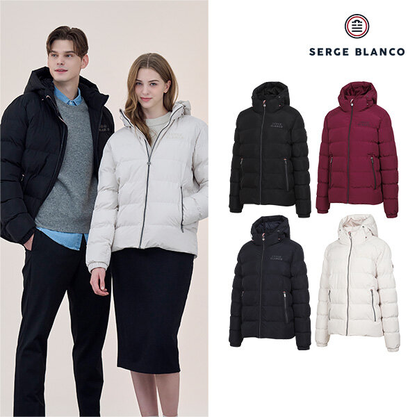 세르즈블랑코 24FW 남녀공용 헤비 웰론 후드 패딩 - 메인 이미지