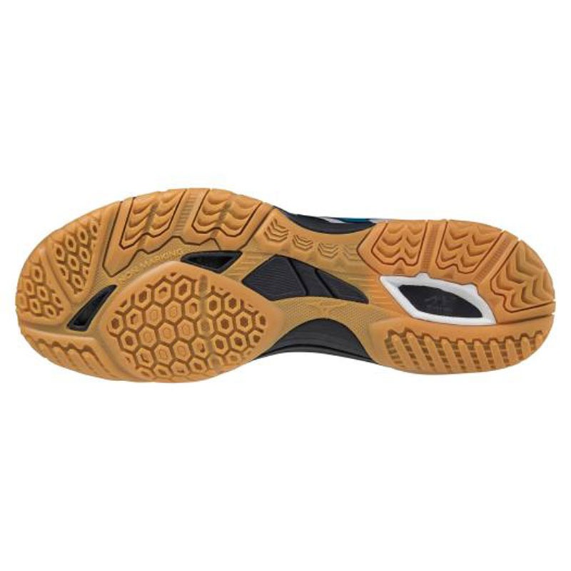 미즈노 MIZUNO 웨이브 메달 라이즈 탁구화 81GA211027 코발트 블루 - 상세 이미지 3