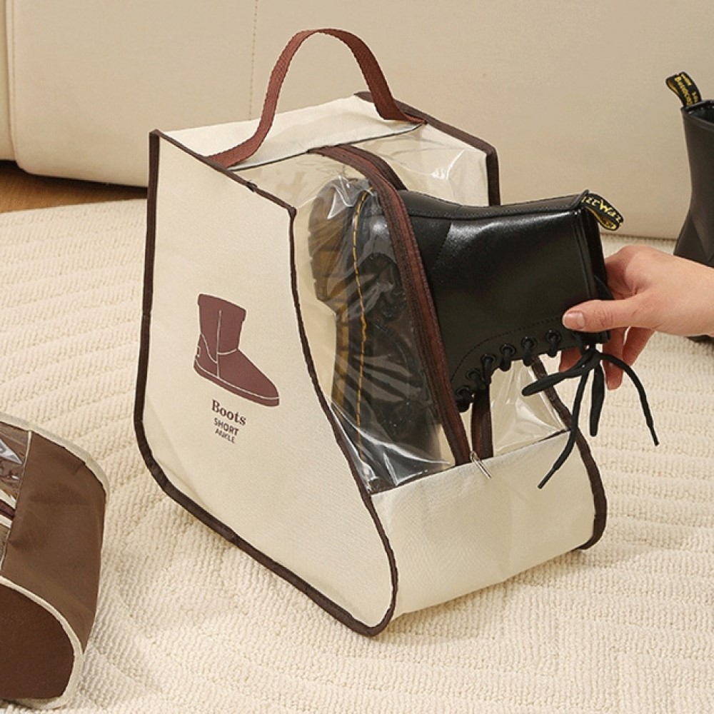 멜럽 숏 부츠 보관함 2color 먼지 차단 방수 커버 겨울 신발 워커 여행 수납 파우치