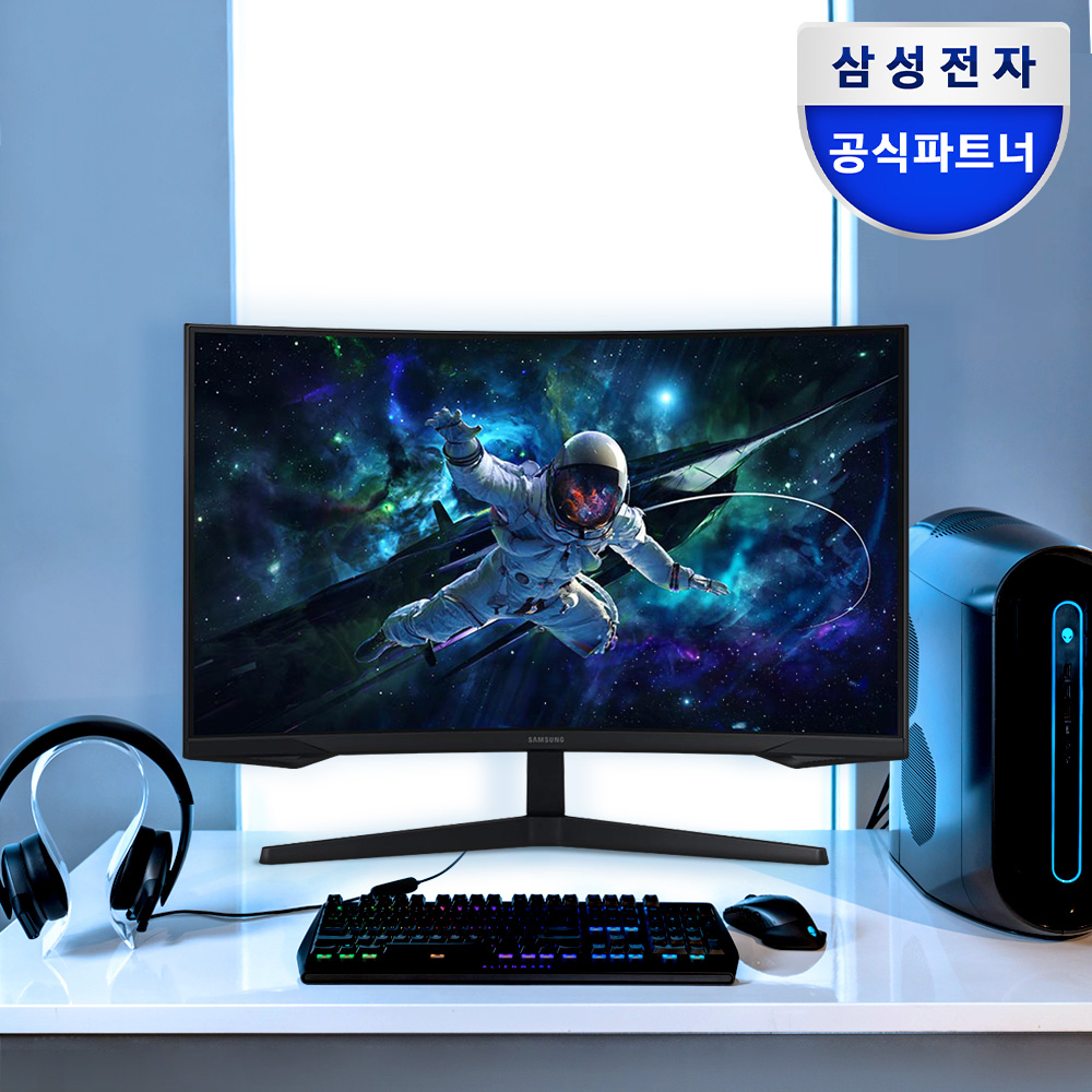 [혜택가 27.4만] 삼성전자 오디세이 G5 LS32CG550 80~81cm(32인치) QHD 165Hz