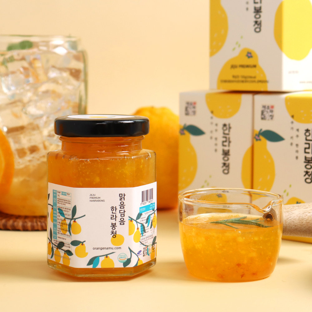 맑음담음 제주 한라봉차 한라봉청 150g 답례품