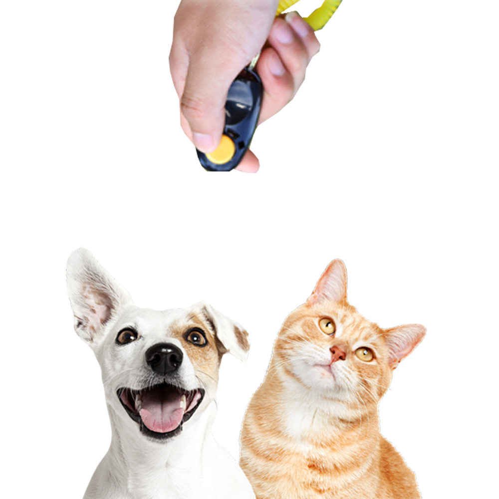 애견 클리커 강아지 간식 교육 고양이 칭찬 훈련 용품 트레이닝 반려견 복종 버튼 클릭커 - 메인 이미지