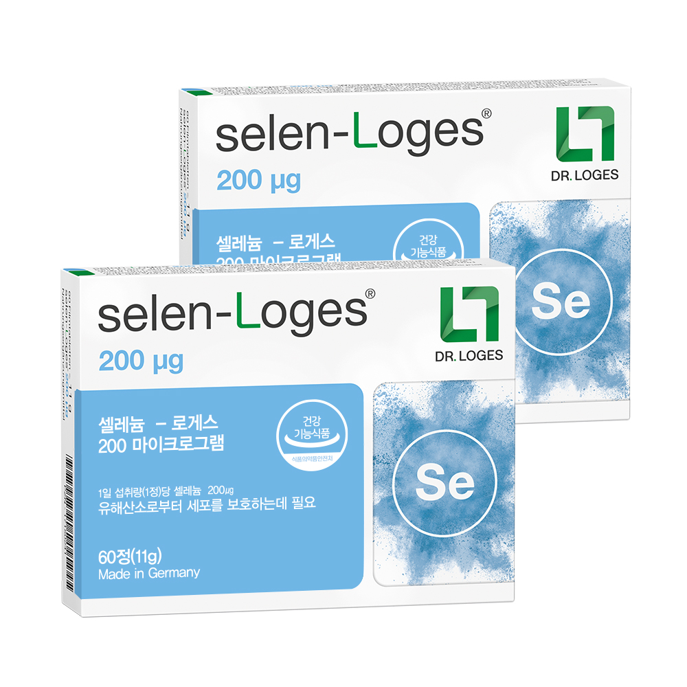 [닥터로게스]독일 무기셀레늄 아셀렌산나트륨 셀레늄 로게스 200mcg 60정, 2개 - 상품 이미지