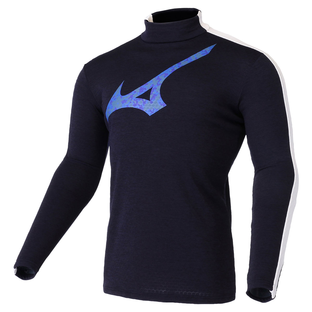 미즈노 MIZUNO 남성 골프 후리스 하이넥 티셔츠 목티 목폴라 E2MJ2502 - 상세 이미지 3