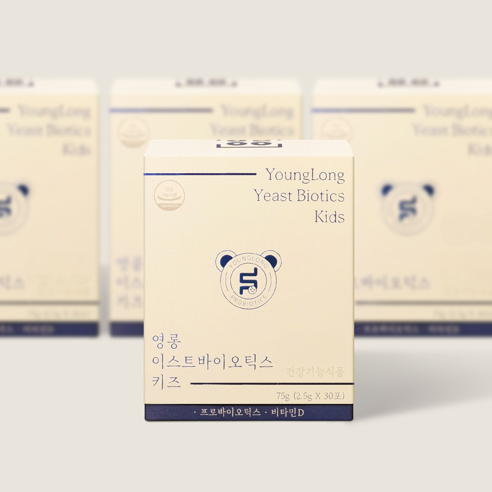 [3+1]영롱 이스트바이오틱스 키즈 유산균 어린이 두 돌아기 초등학생 유아 부원료 볼라디