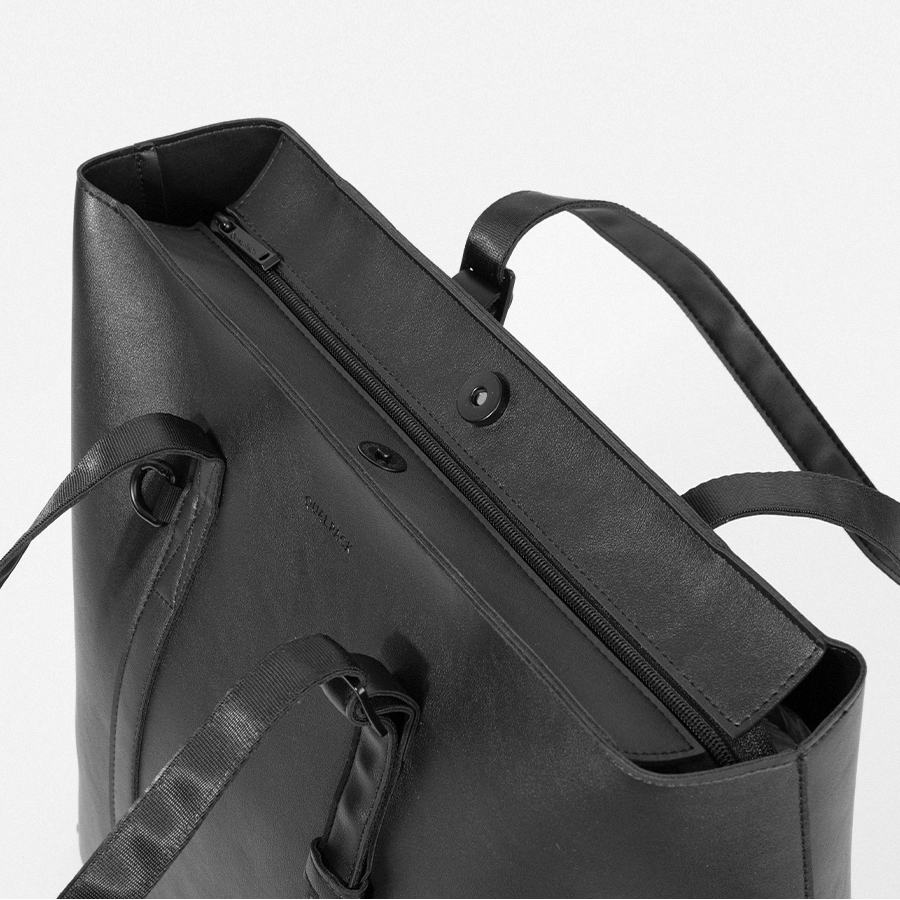 퀄팩 에센셜 빅사이즈 레더 토트백 303 / 숄더백