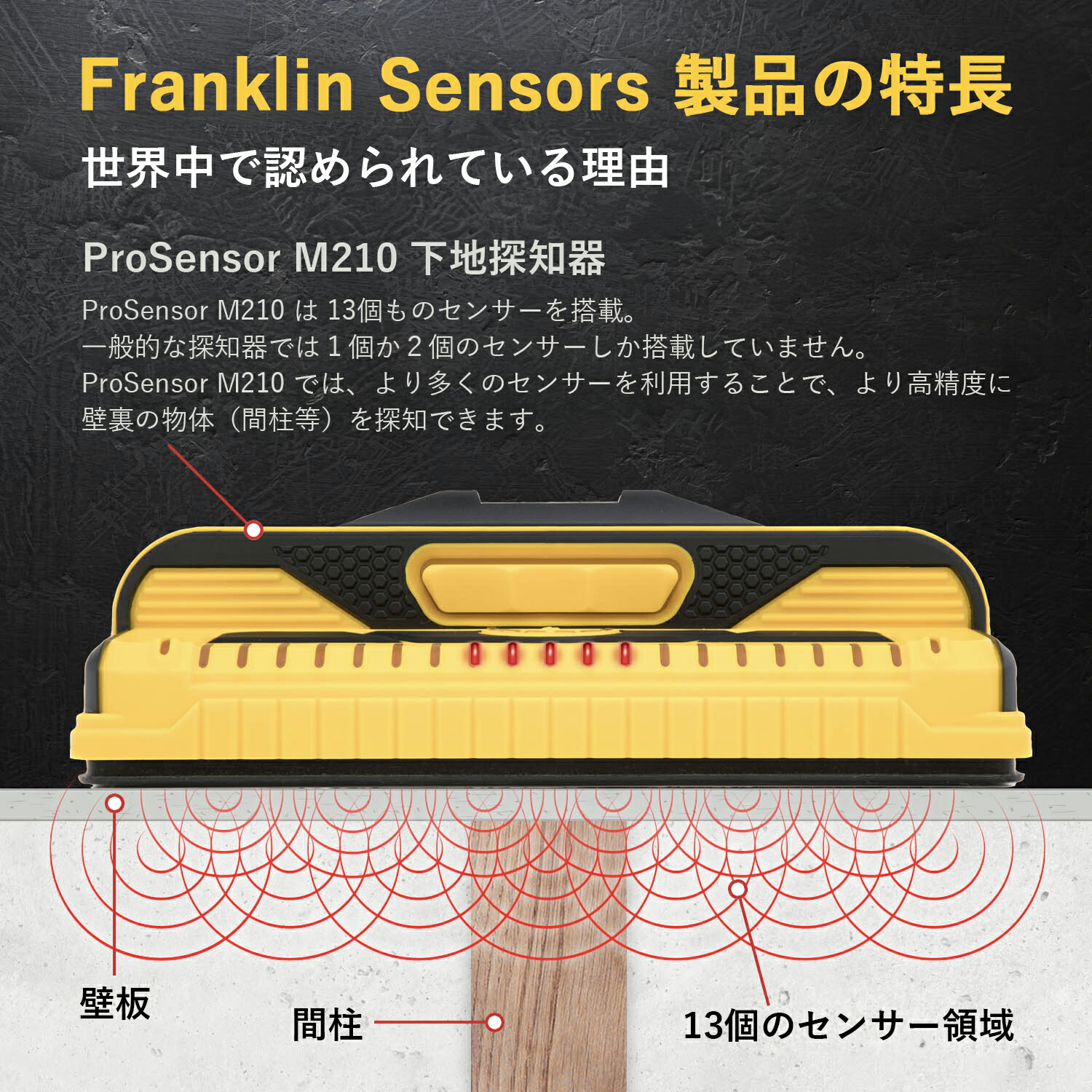 프랭클린 Franklin 전문가용 프로센서 ProSensor M210 - 상세 이미지 3