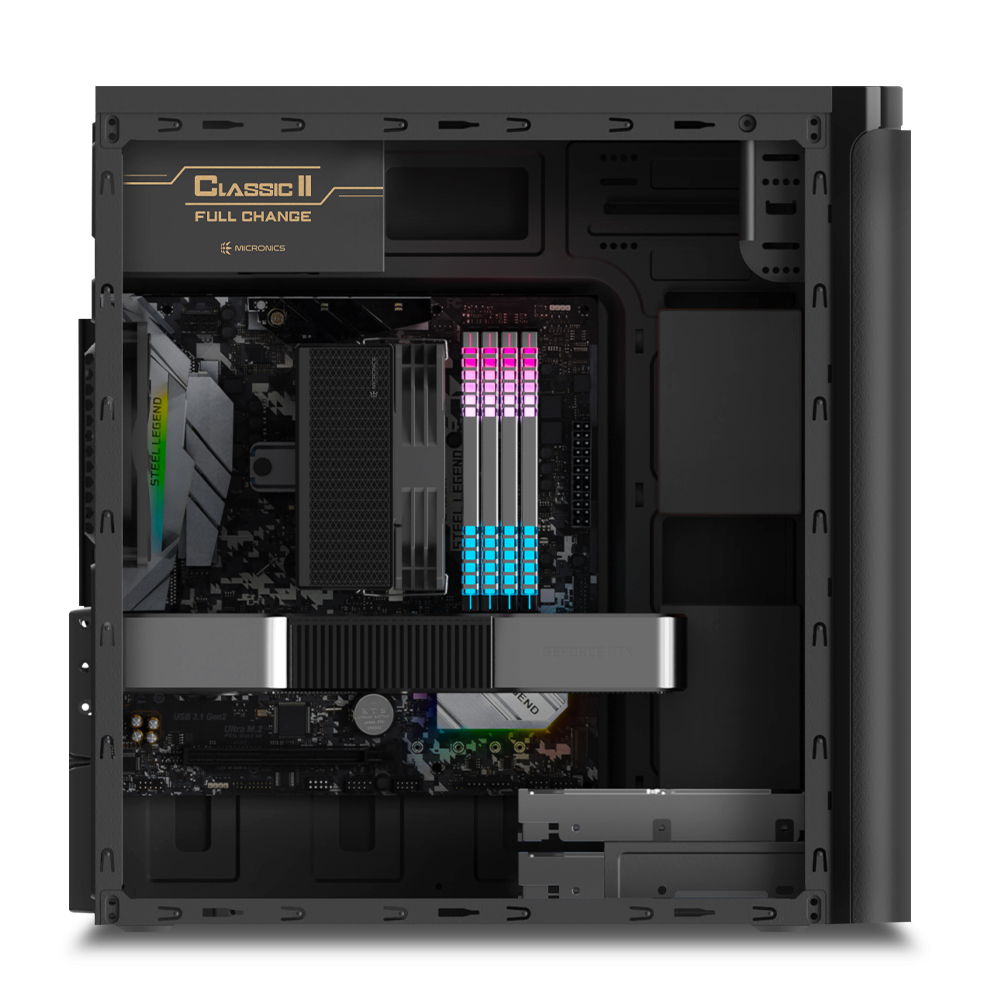 마이크로닉스 WIZMAX H100 V2 미들타워 PC 케이스 (PC방) - 상세 이미지 5