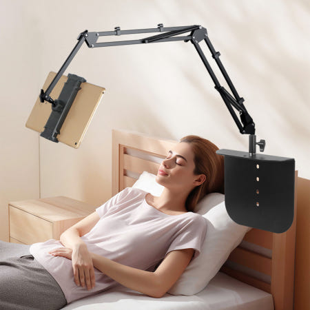 침대 휴대폰 태블릿 거치대 높이조절 자바라 스탠드 갤럭시탭 아이패드 OSA-T40N1L