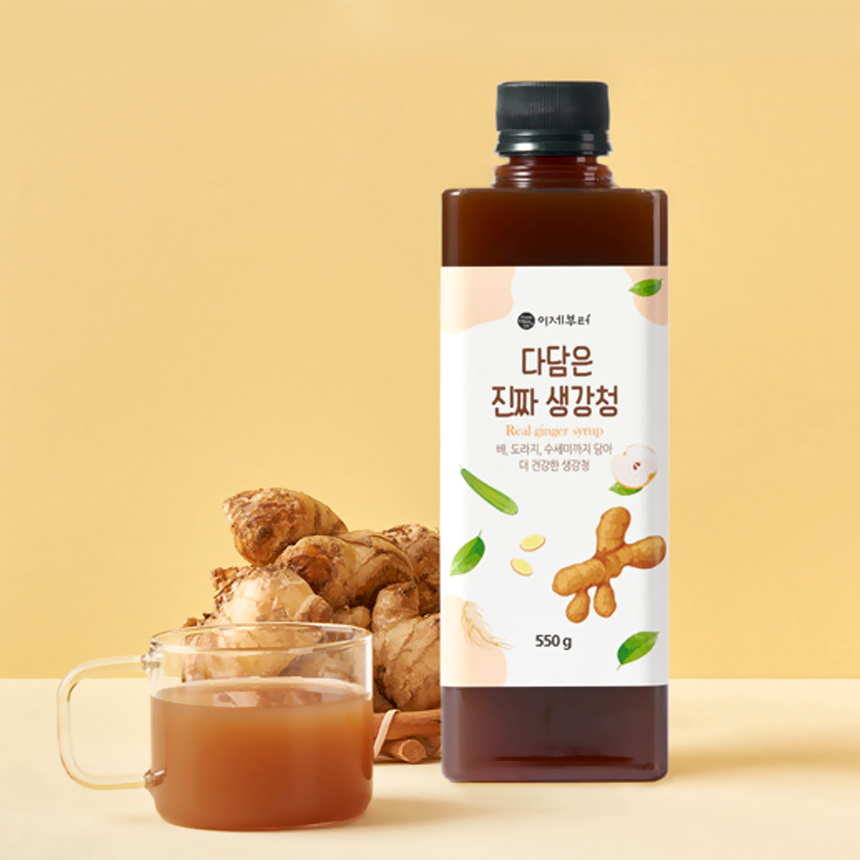 국내산 다담은 생강청 550g 1개 착즙 생강차 - 상세 이미지 4