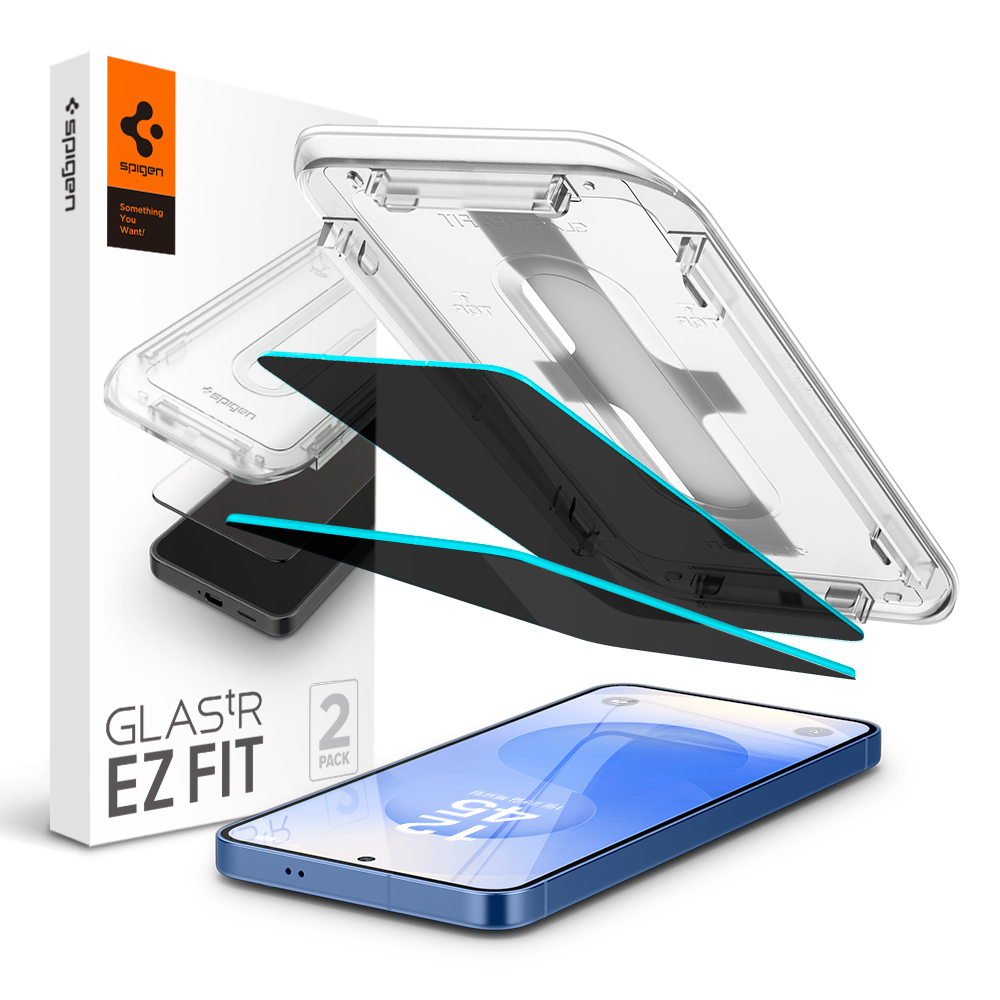 슈피겐 갤럭시 프라이버시 사생활 강화유리 액정필름 글라스tR 이지핏PRV 갤럭시S25 플러스, 2매입