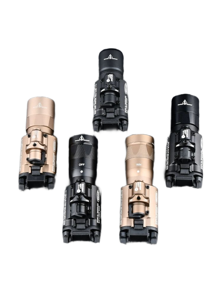 X400 UV 언더 마운트 적외선 라이트 휴대용 조명 전술 손전등 슛팅게임 블랙-X400 레드 레이저 충전기 - 상세 이미지 3