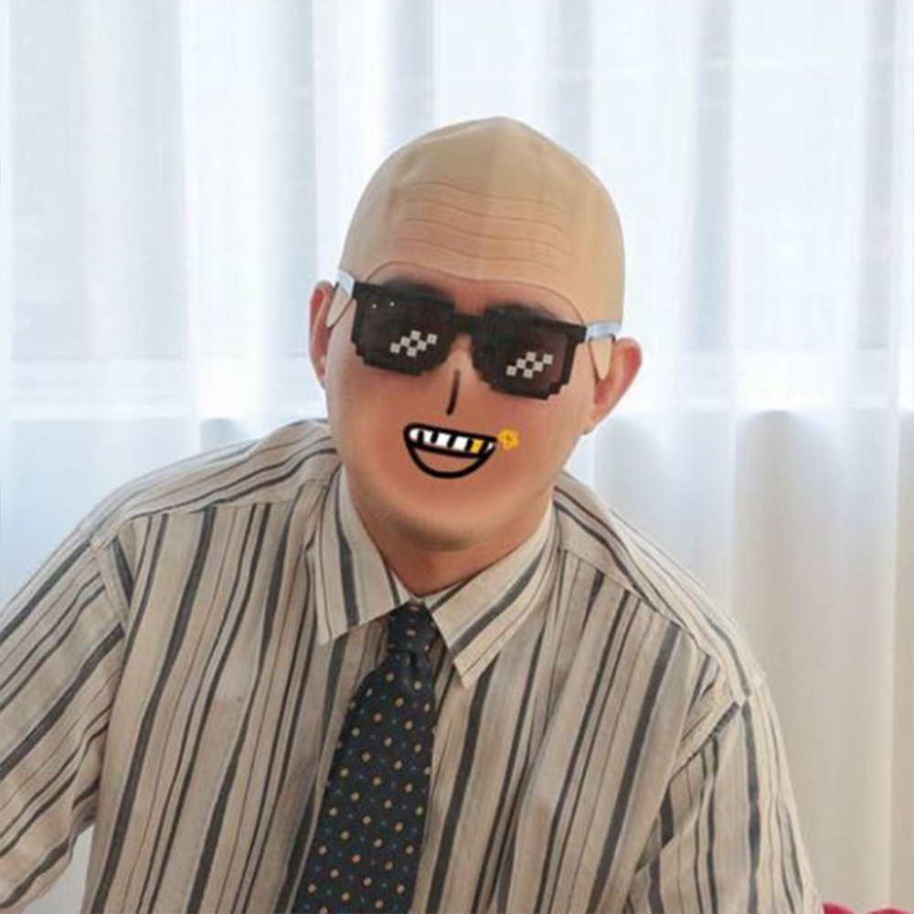 대머리 가발 빡빡이 졸업 사진 쓸데없는 선물 쓸모없는 분장 민머리 웃긴 소품 이벤트 용품 - 상품 이미지
