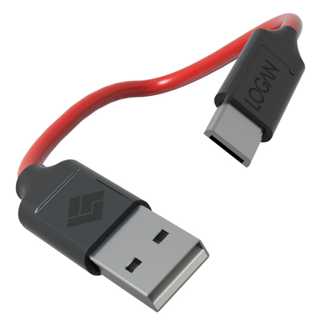 [B376] 로건 데빌 3A 마이크로 5핀 USB 고속 충전기 케이블 삼성 호환 0.3m, 1개 - 상세 이미지 3