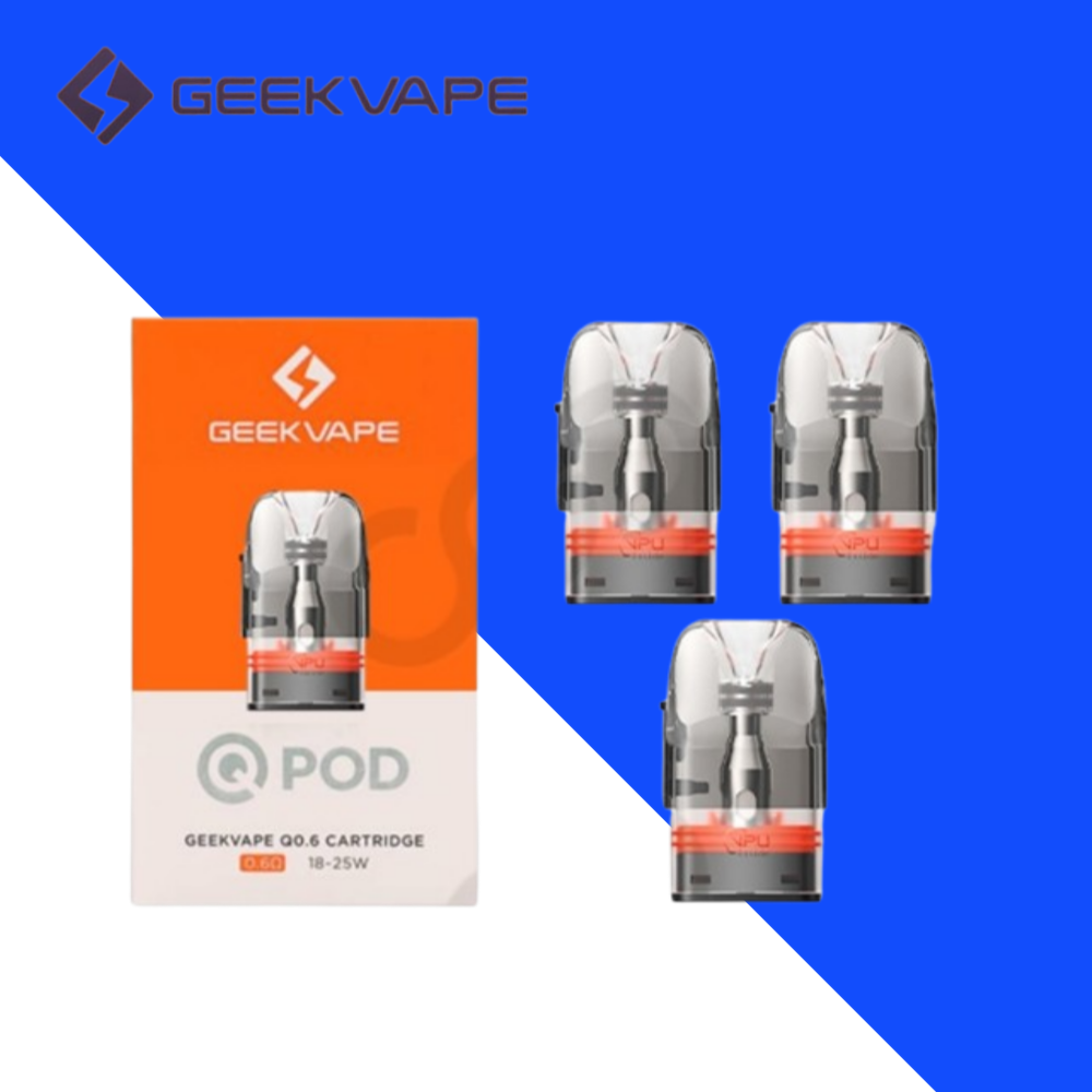 긱베이프 썬더큐 Q Q2 팟 공팟 코일 0.4옴 1팩 3개입 액상 전자담배 전담 카트리지