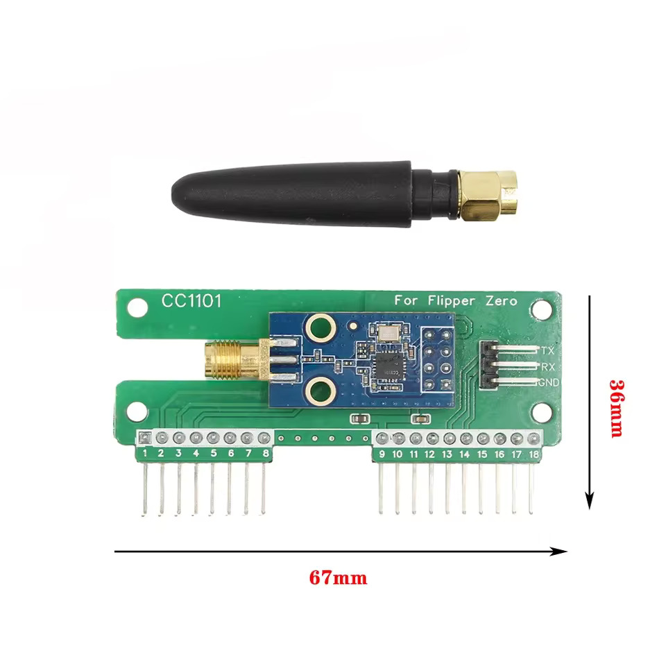 플리퍼 제로 CC1101 모듈 subGhz 43Hz