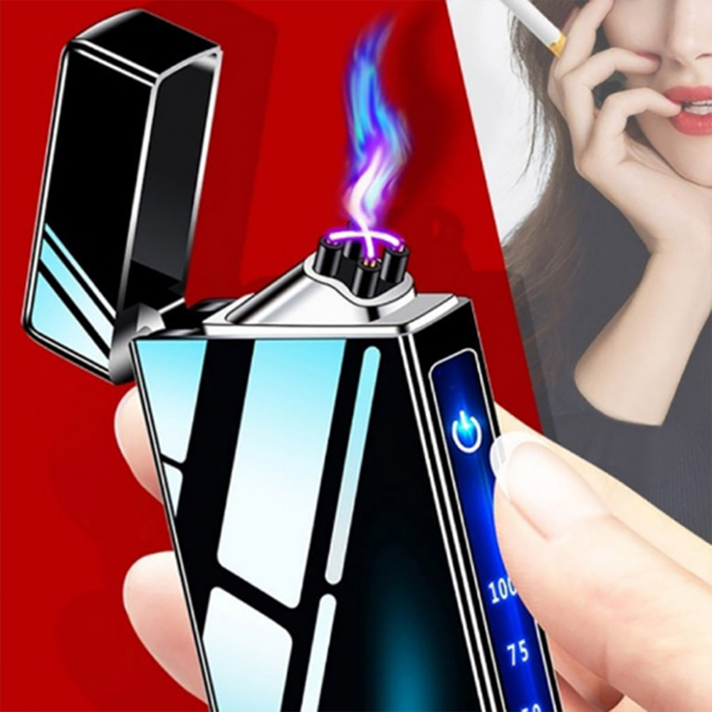 플라즈마 라이터 USB 충전 전기 휴대용 고급 전자 충전용 충전식 남자 중년 남성 선물