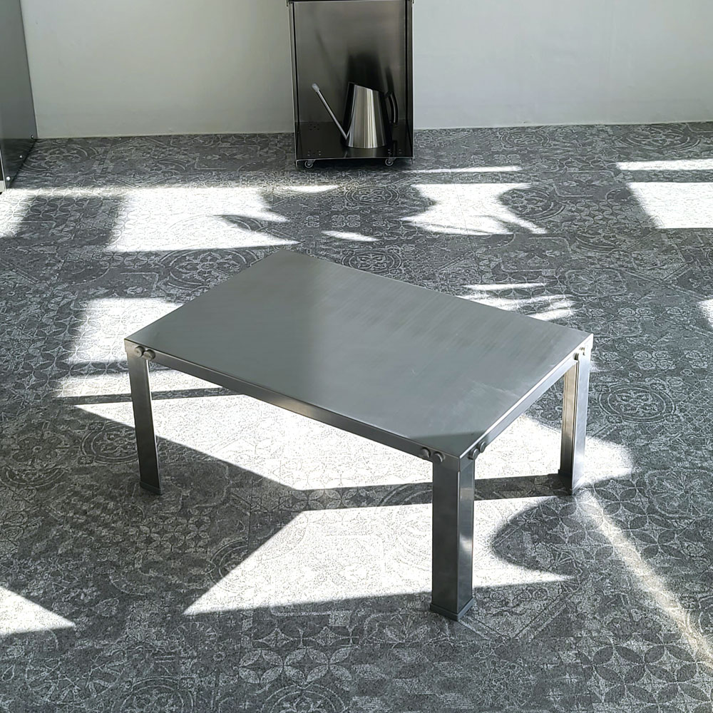 테르헨 304 스테인레스 좌식 테이블 60x40x27cm - 상세 이미지 2