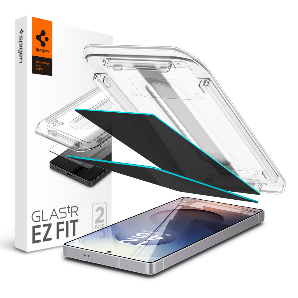 슈피겐 갤럭시 프라이버시 사생활 강화유리 액정필름 글라스tR 이지핏PRV 갤럭시S25 울트라, 2매입