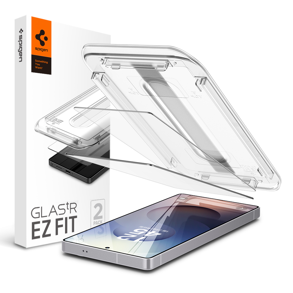 슈피겐 갤럭시 저반사 AR 강화유리 액정필름 글라스tR 이지핏 AR 갤럭시S25 울트라, 2매입