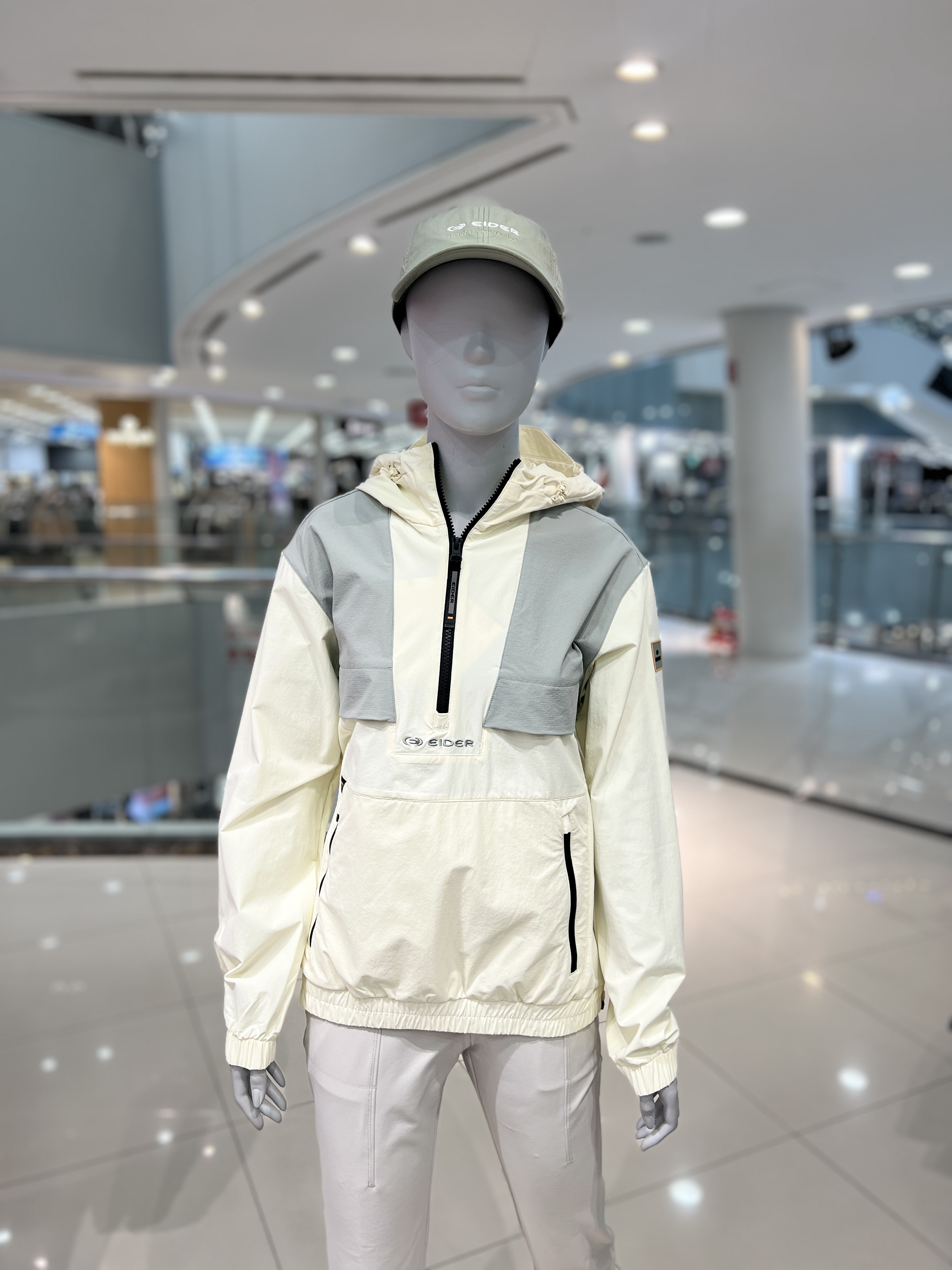 아이더 바람막이 남여 공용 코듀라 UNI 커플 아노락 자켓 이미지 6