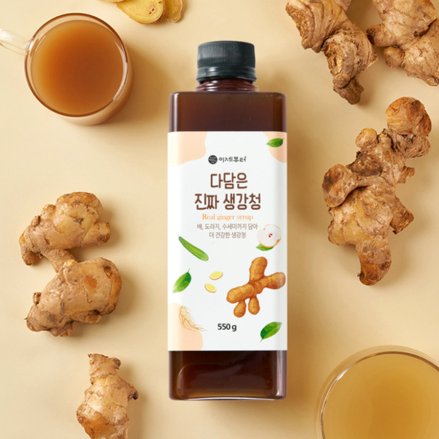 국내산 다담은 생강청 550g 1개 착즙 생강차 - 상세 이미지 2