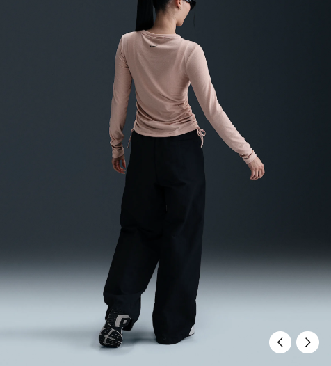 국내매장판 나이키 스포츠웨어 여성 골지 긴팔 크롭 탑 D5 HV5026-299 - 상세 이미지 5