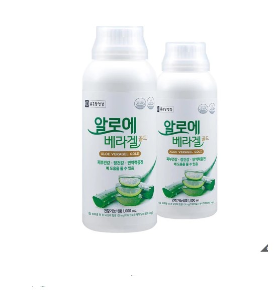 코스트코 알로에베라겔 골드 1000ml 2병 마시는 겔 1kg, 2개 - 상품 이미지
