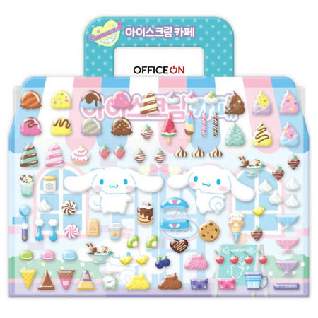 산리오 시나모롤 아이스크림 카페 미니가방 스티커