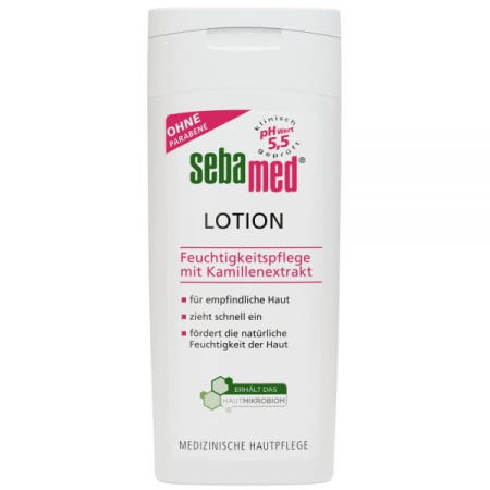 [해외][B07D39KN57] Sebamed 세바메드 로션 200ml는 카모마일 추출물과 알란토인이 함유되어 본연의 수분을 하여 더욱 부드럽고 유연하게 가꿔주며, 에 탄력과 영양을