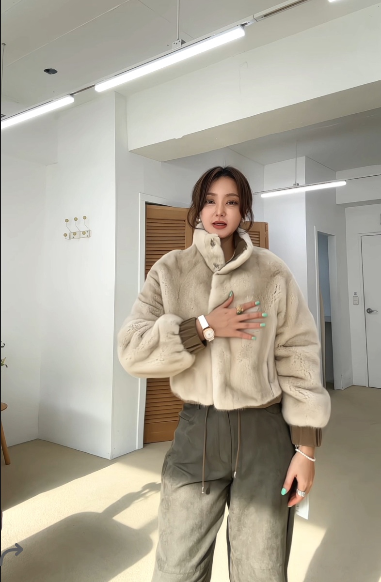 수입 리버시블 밍크자켓 : 푸리타 퍼