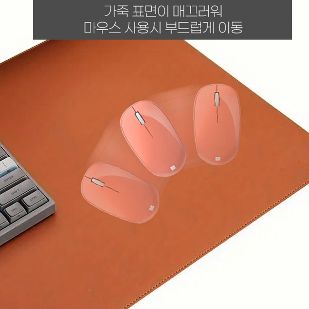 EZ 가죽 장패드 데스크 매트 마우스 키보드 매트 이미지 6