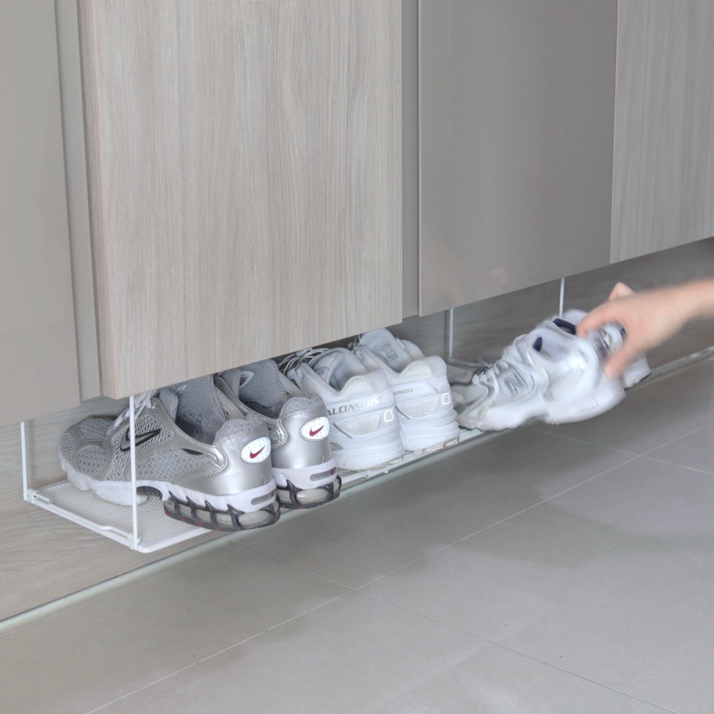 길이 조절 언더 선반 현관 신발장 정리대