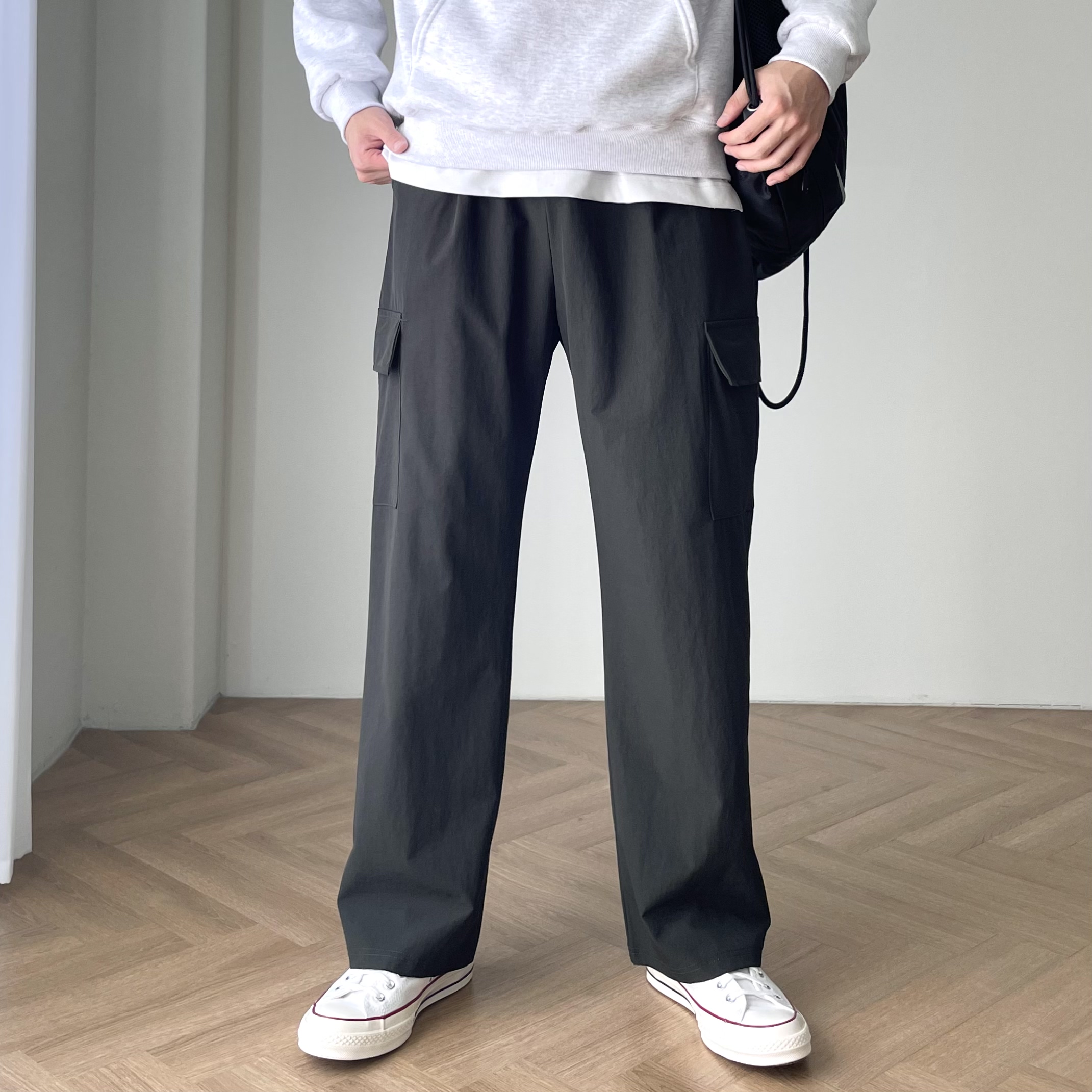 남자나일론팬츠 스판카고바지 건빵바지 - 상세 이미지 5