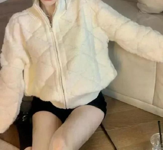여친룩 데이트룩 두꺼운 니트 가디건 가을 겨울 루즈핏 긴팔 슬림핏 카디건 자켓 M - 메인 이미지