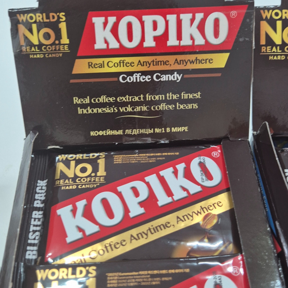 코피코캔디 4봉지 kopiko카페인 피곤할때먹는 운전 커피코 저혈당 잠깨는 카푸치노 커피맛 이미지 8