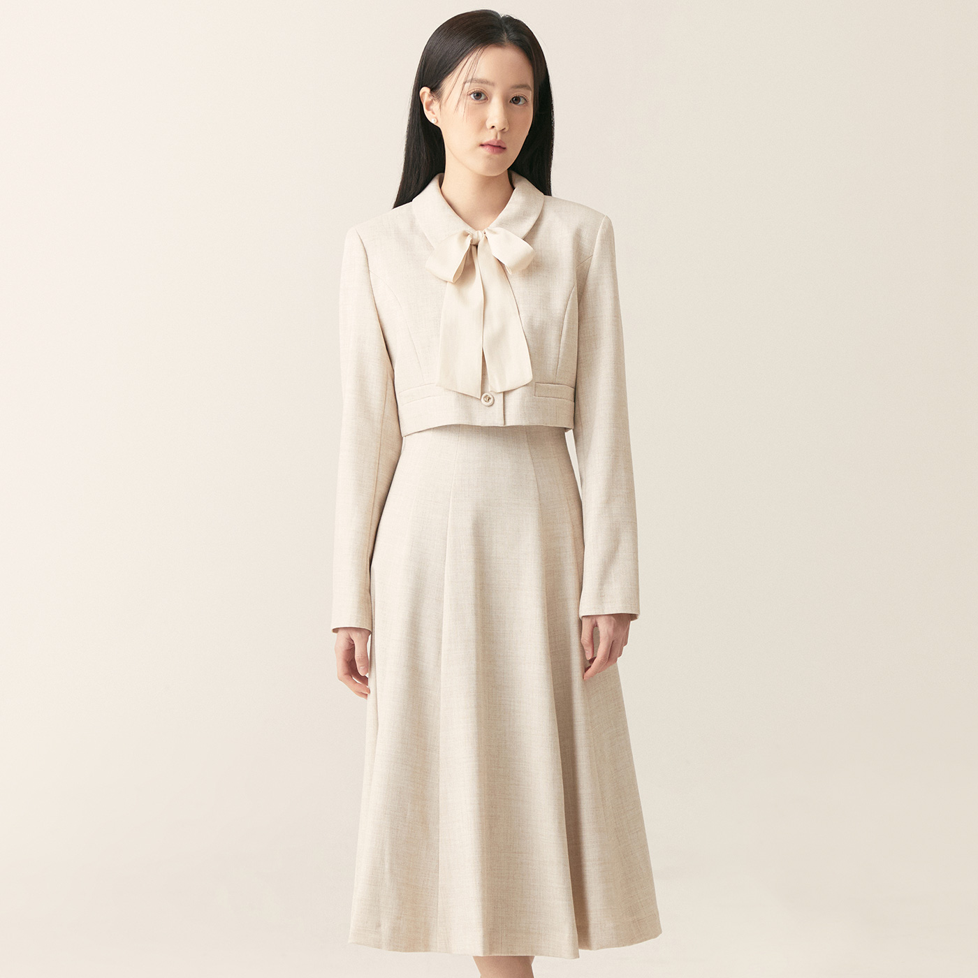 로엠 카라 2in1 롱 원피스 RMOWF12S13 - 상세 이미지 3