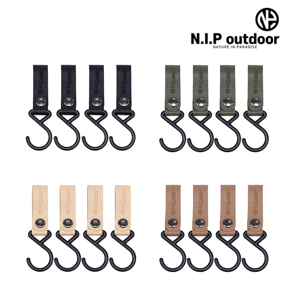 N.I.P 가죽 후크 스트랩 일반 4P / 고리 걸이 세트 이음 호환