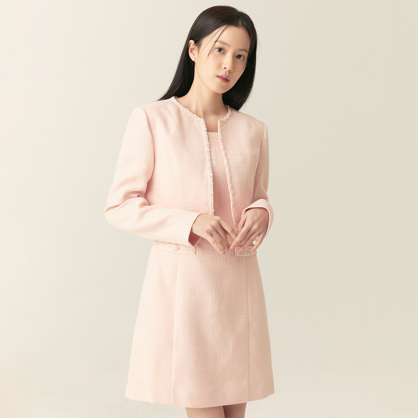 [슈퍼특가] 로엠 볼레로 2in1 트위드 미니 원피스 RMOWF12S11