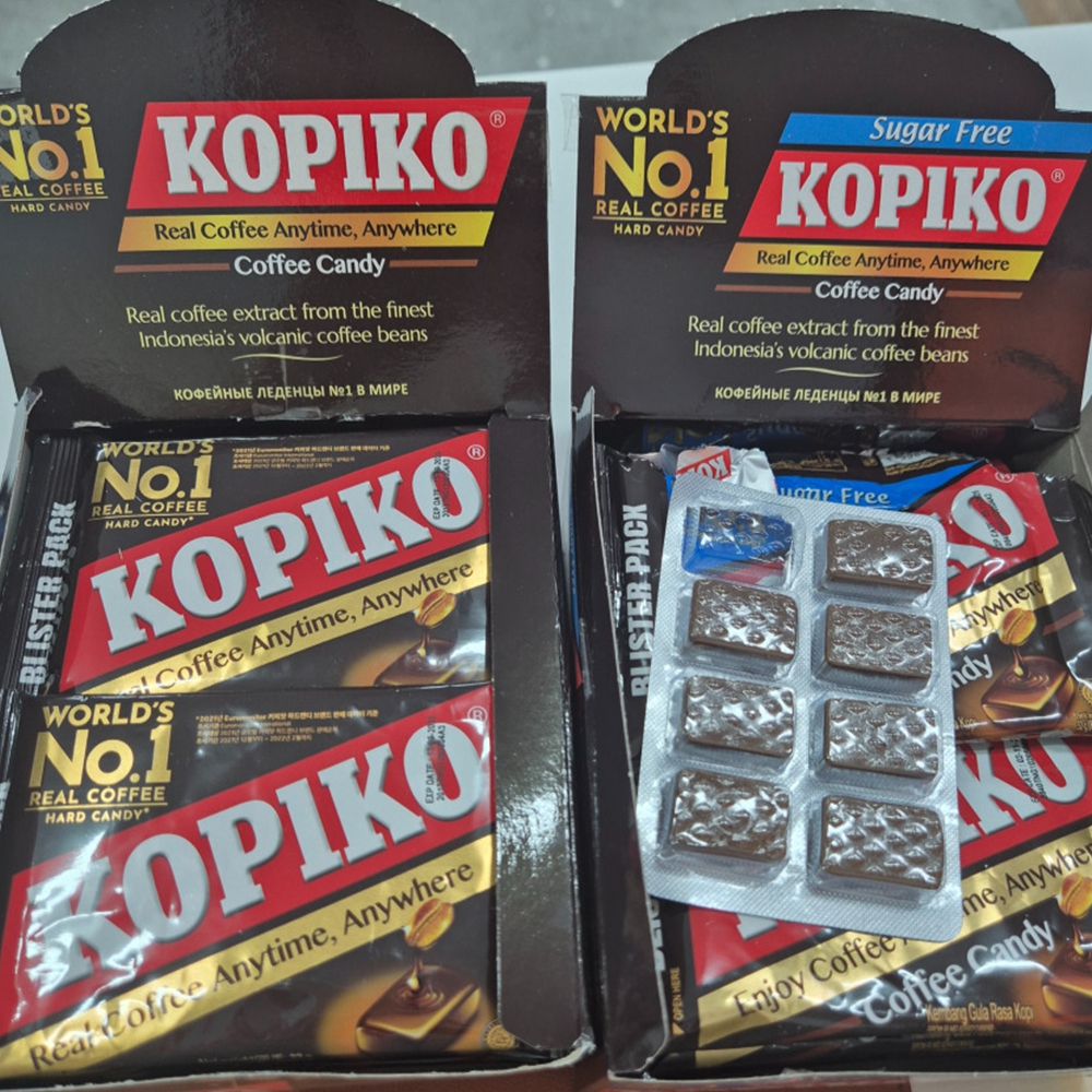 코피코캔디 4봉지 kopiko카페인 피곤할때먹는 운전 커피코 저혈당 잠깨는 카푸치노 커피맛 - 상세 이미지 4