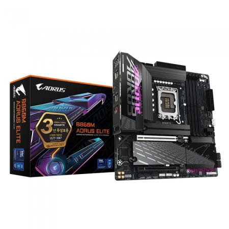 기가바이트 GIGABYTE B860M AORUS ELITE 제이씨현 인텔 메인보드